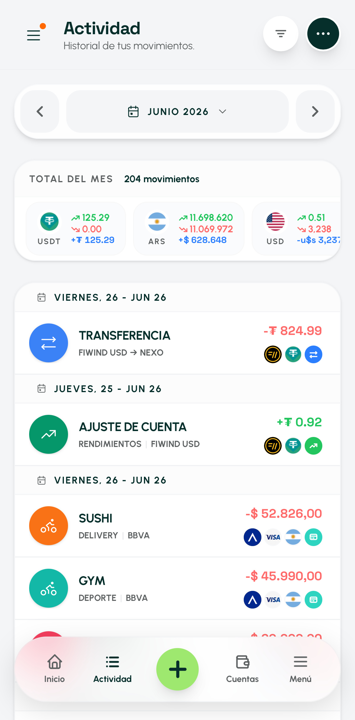 Actividad mobile