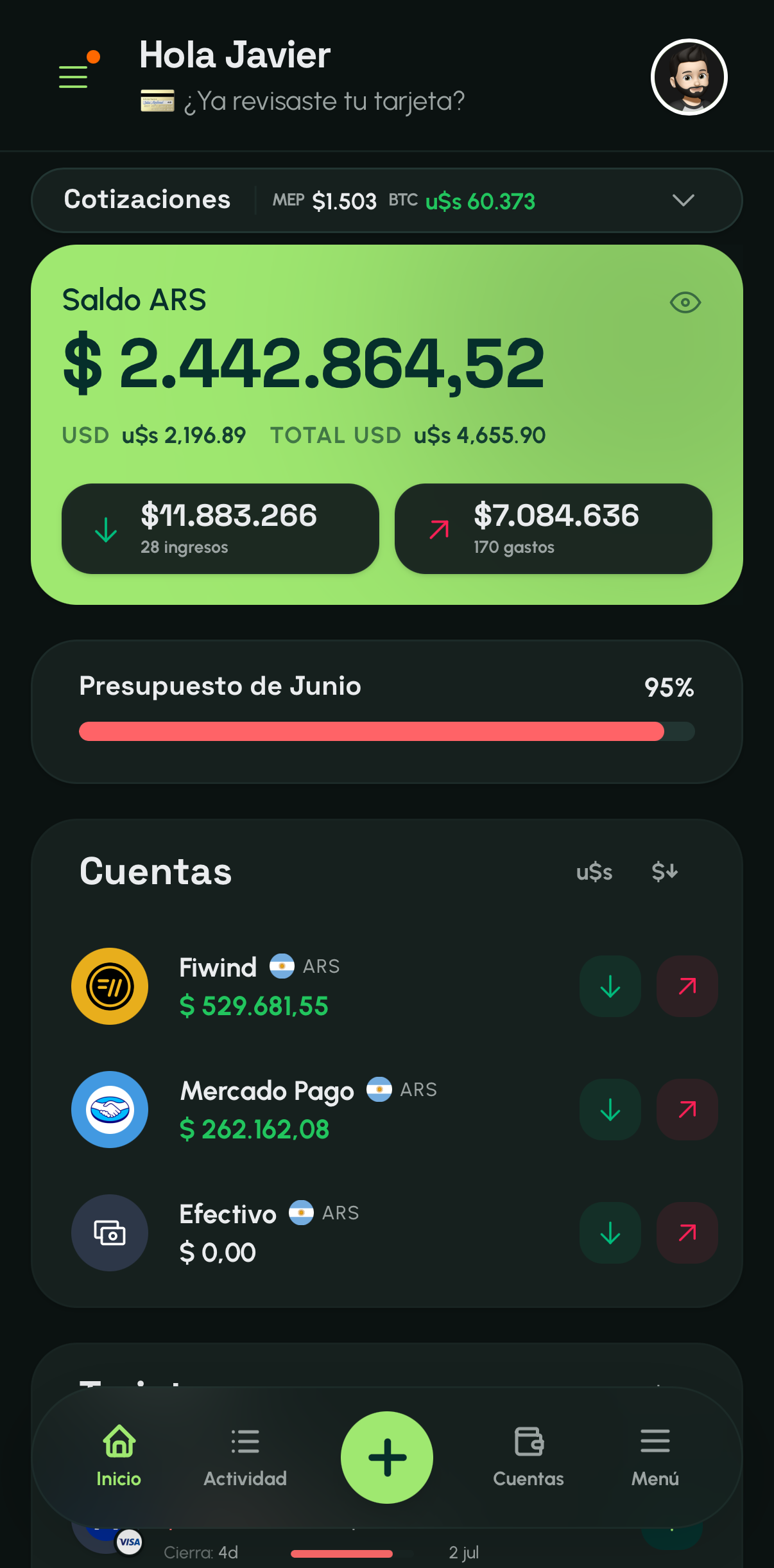 Modo oscuro