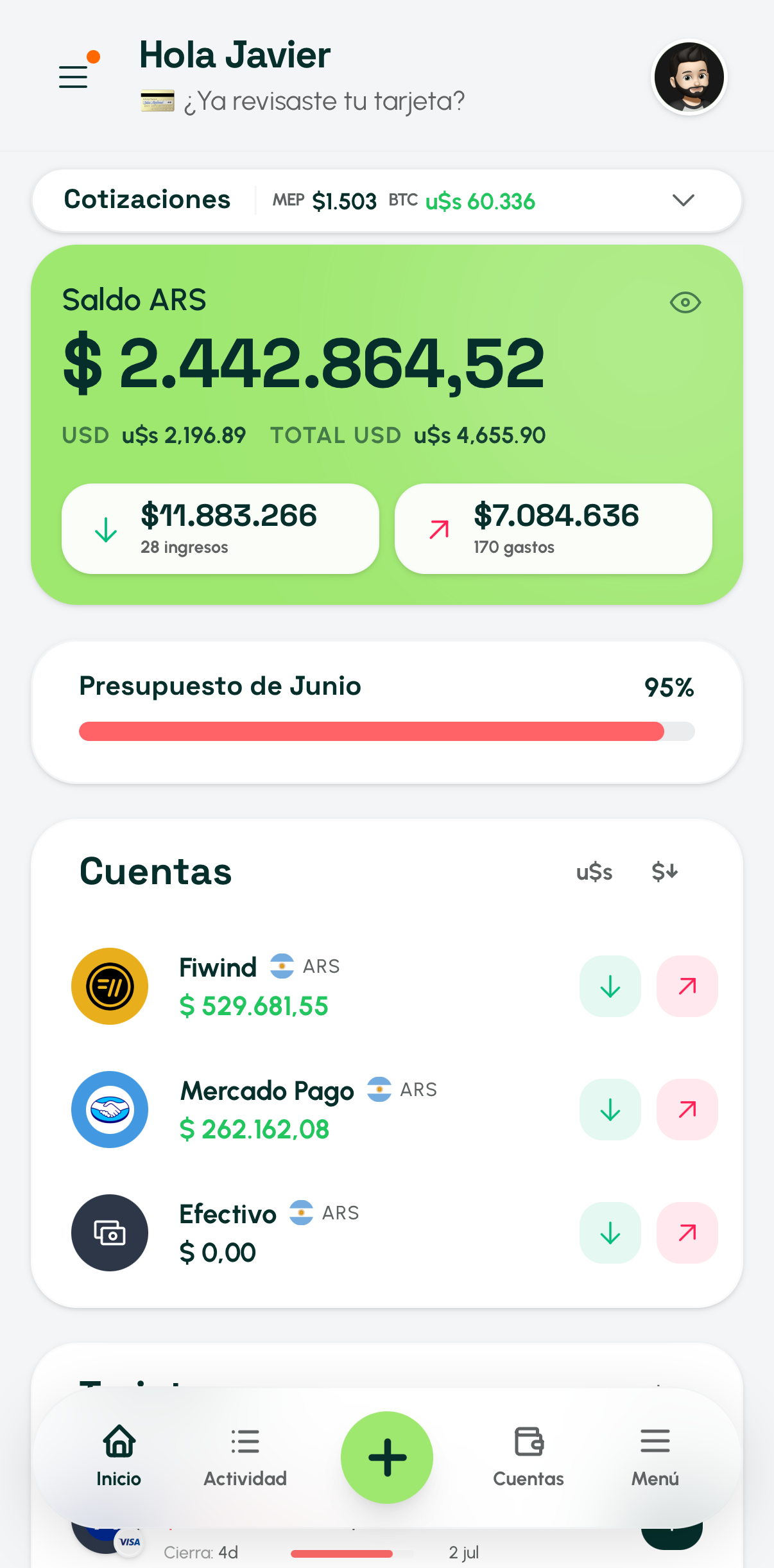 App móvil Ventidue